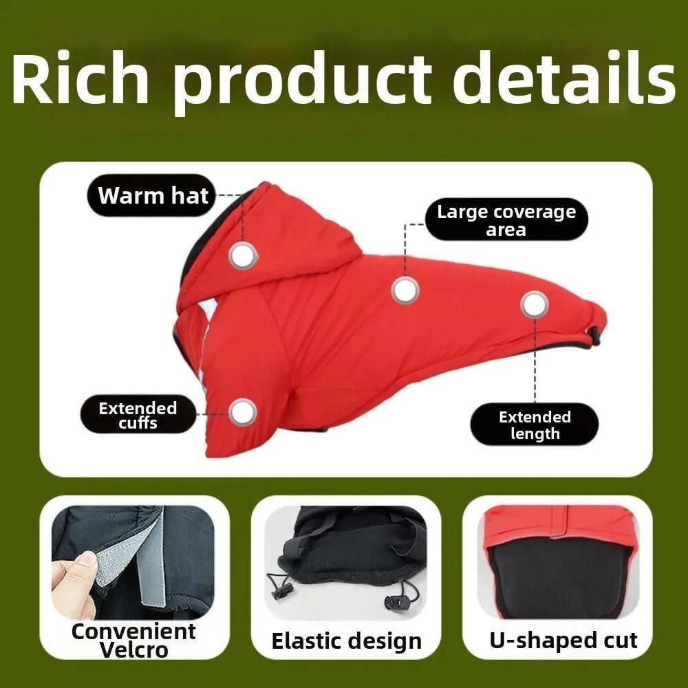 Windproof Reflective Winter Dog Coat