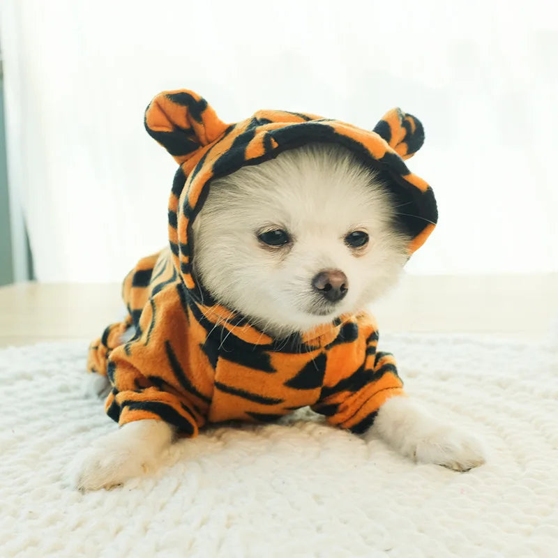 Soft Warm Fleece Dog Jumpsuit