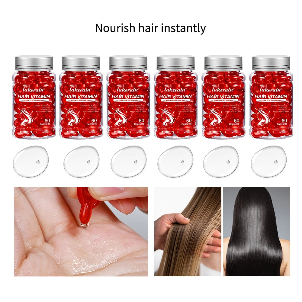 Hair Treatment Serum&Hair care capsules Comfort Hair Care Vitamin Oil Multi-functional Strengthening Smoothing Hair Care Liquid