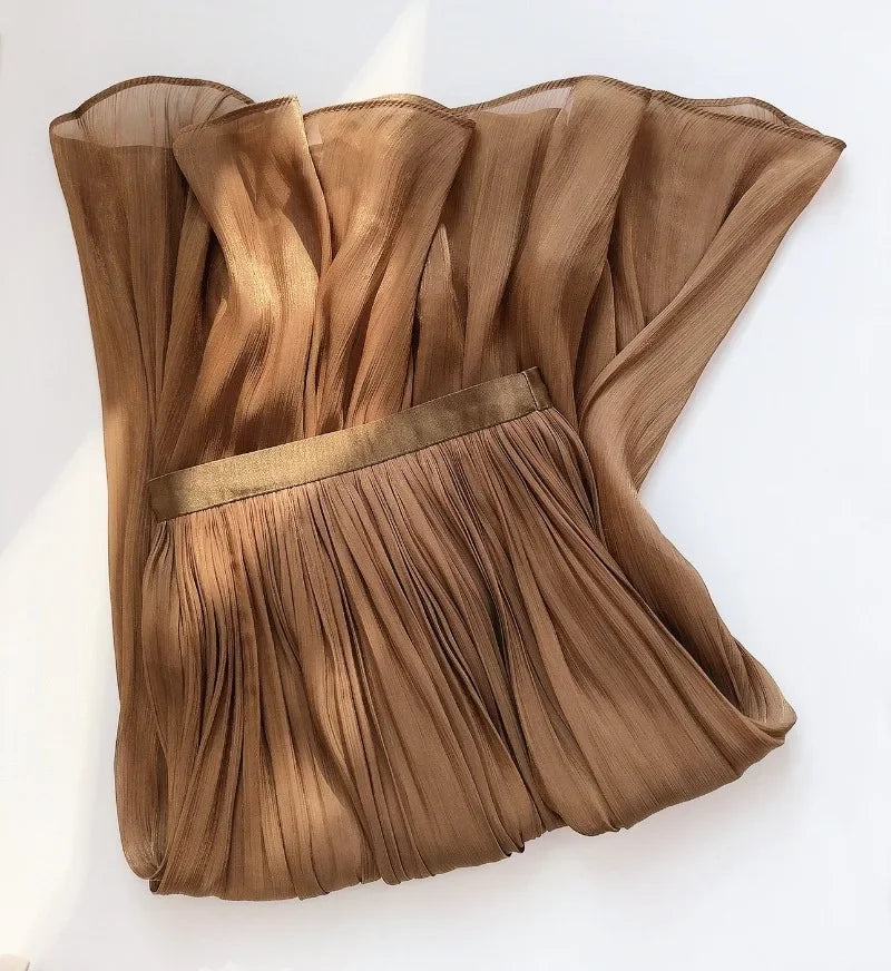 TITLE: Sophisticated Style A Line Skirt
