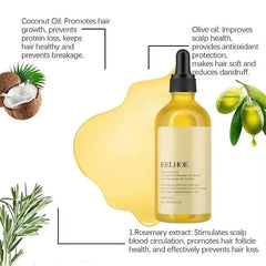 1/2/3pcs Natural Hair Growth Oil Rosemary Anti Hair Loss Regrowth Moisturizing Repair Anti Baldness Fast Hair Growth Serum Oil