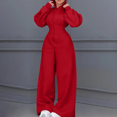 Casual Hooded Winter Jumpsuit