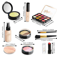 Makeup Kits Play Set, Party Pretend Makeup Toys for Girls Gifts 3+ Years Old (Not Contains Real Cosmetics)