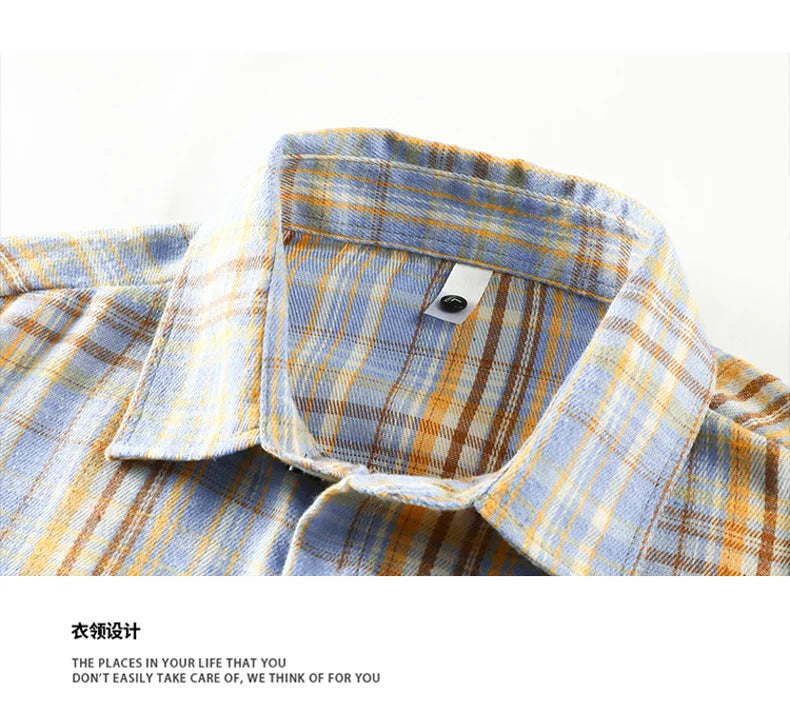 Plaid Casual Long Sleeve Shirt