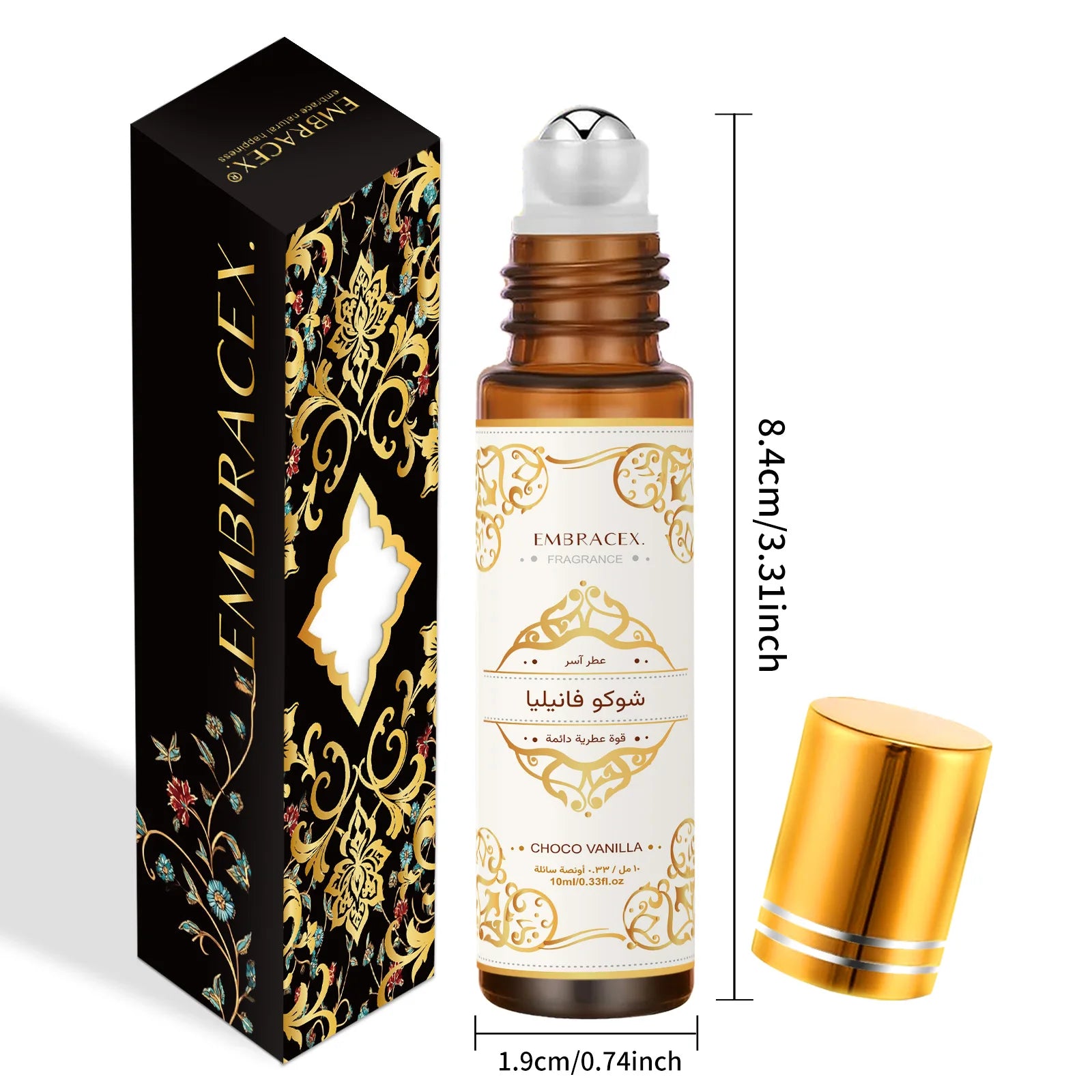 10ml Choco Vanilla Roller Fragrance Oils For Humidifier شوكو فانيليا Eid Al-Fitr Long Lasting Scent Gift To Friends