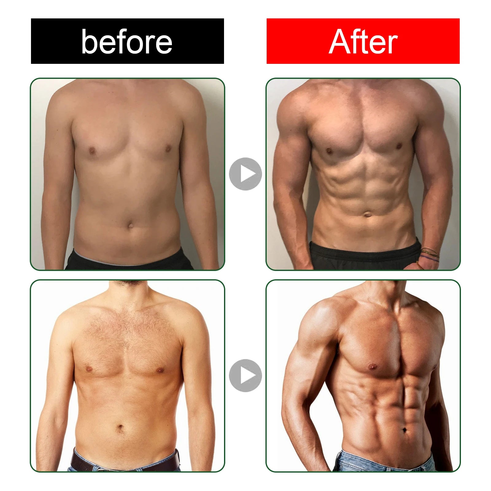 Men's Massage Cream for Body Care Warming Sensation Post Workout Recovery Moisturizing Skin Firming Routine Non Greasy 50g