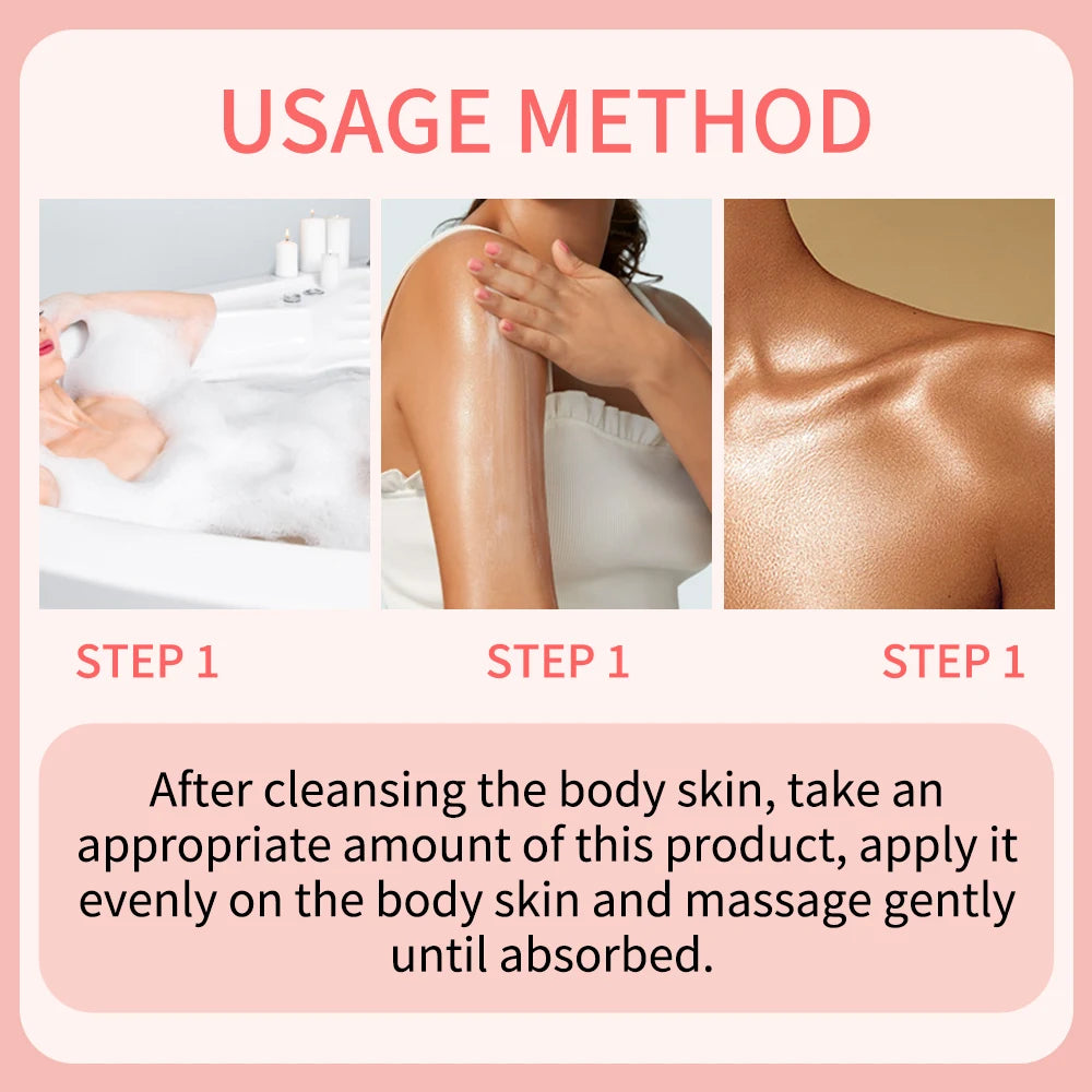 Body Glaze & Body Oil Combination Various Flavors Non-greasy Hydrating and Moisturizing Body Lotion Massage