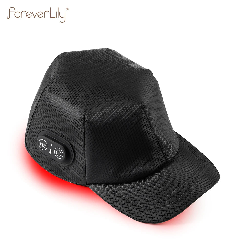 650nm+850nm Infrared Red Light Hair Growth Cap Hair Loss Treatment Hat Anti Hair Loss Restore Hair Thickness Hair Regrowth Care