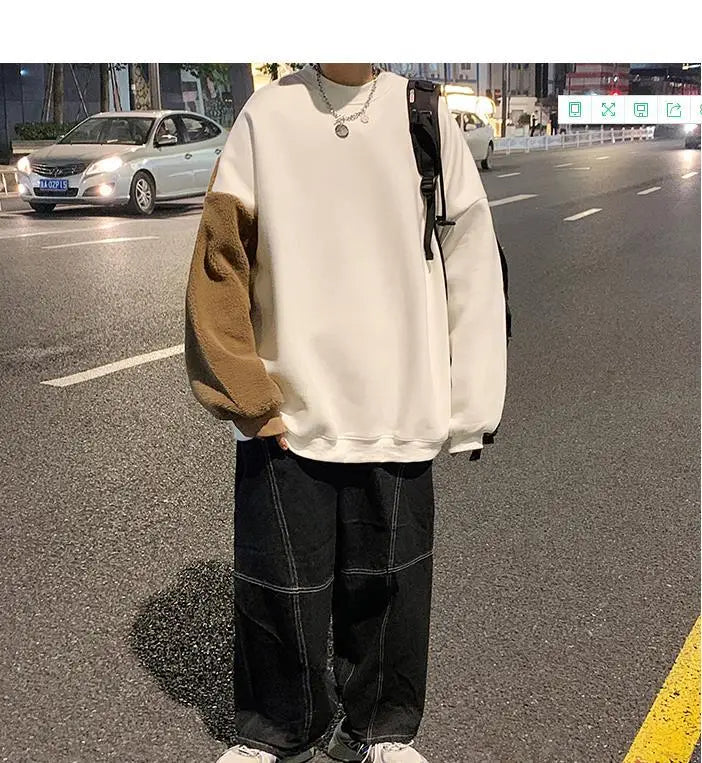 Winter Pullover Sweater Women Tops Bear Boho Casual Pocket Long Sleeve Pull Female Solid Warm Sweaters Pullovers