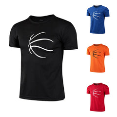 2025 Men's Exercise Training T-shirts Summer Outdoor Casual Sport Running Short Sleeved Top Gym Fitness Tees Basketball Jersey