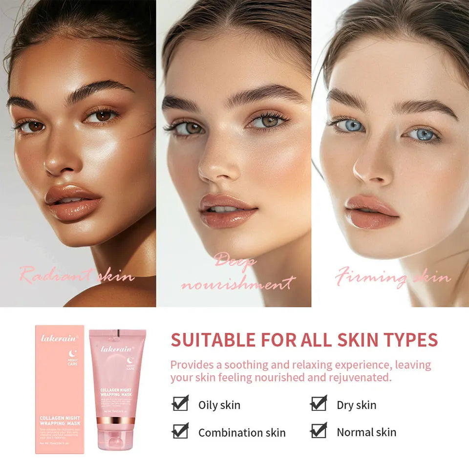 Skincare Koreans Originales Deep Collagen Mask Peel Off Mask Facial mask soluble collagen hydration tightening Night cream skin