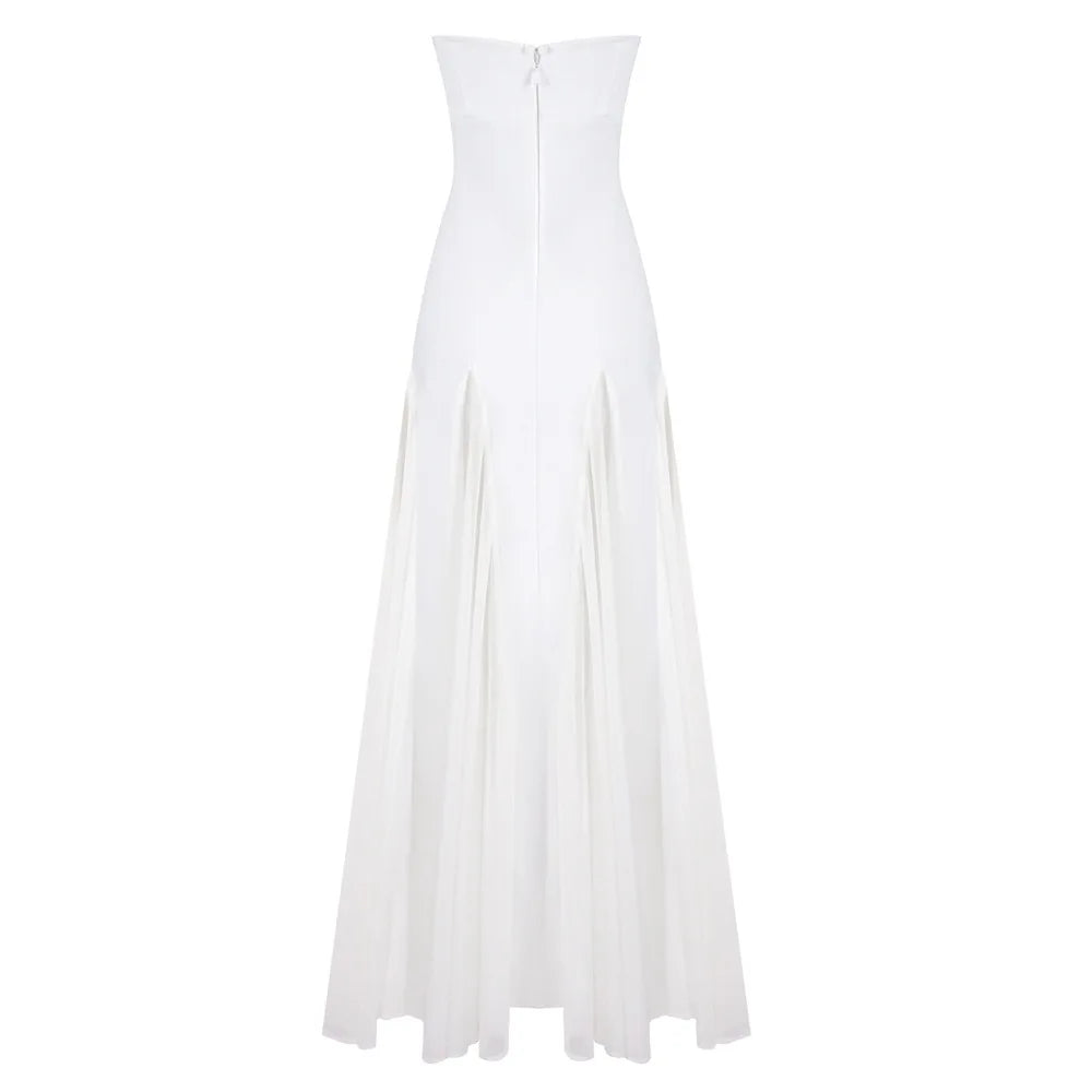 Elegant Backless Sleeveless Evening Gown