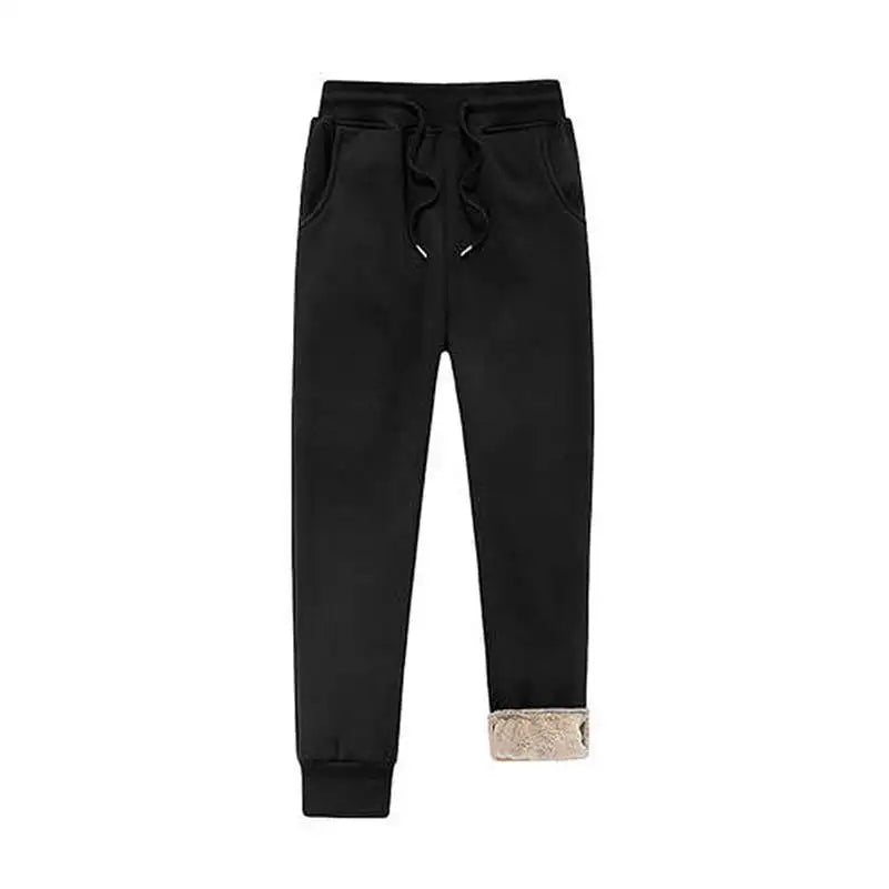Mens Thick Fleece Thermal Trousers Outdoor Winter Warm Casual Pants Joggers