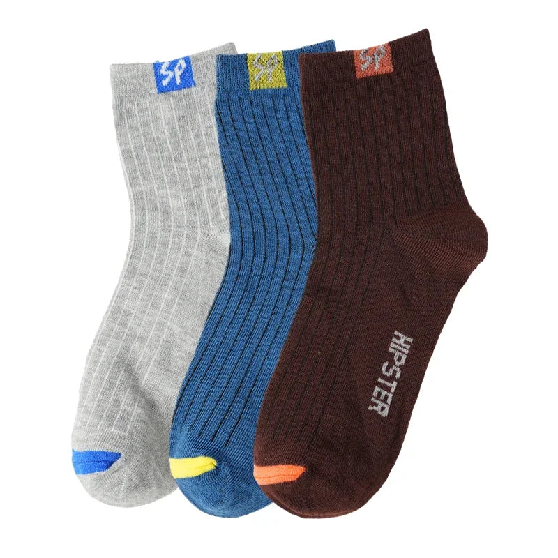 Men’s Breathable Crew Socks (3 Pairs)