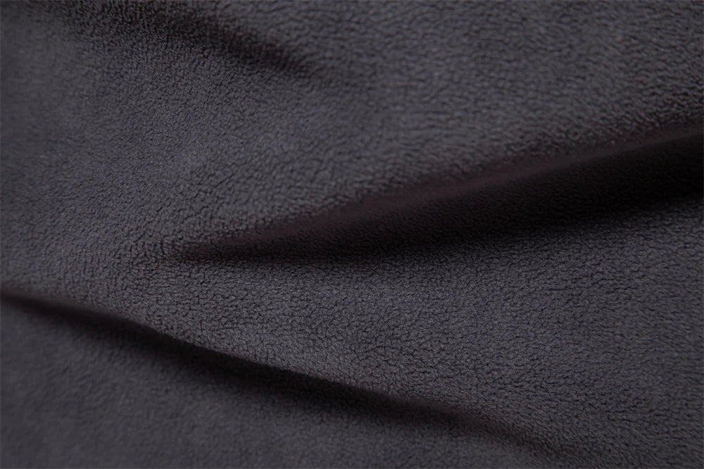 Thick Fleece Zip Neck Pullover