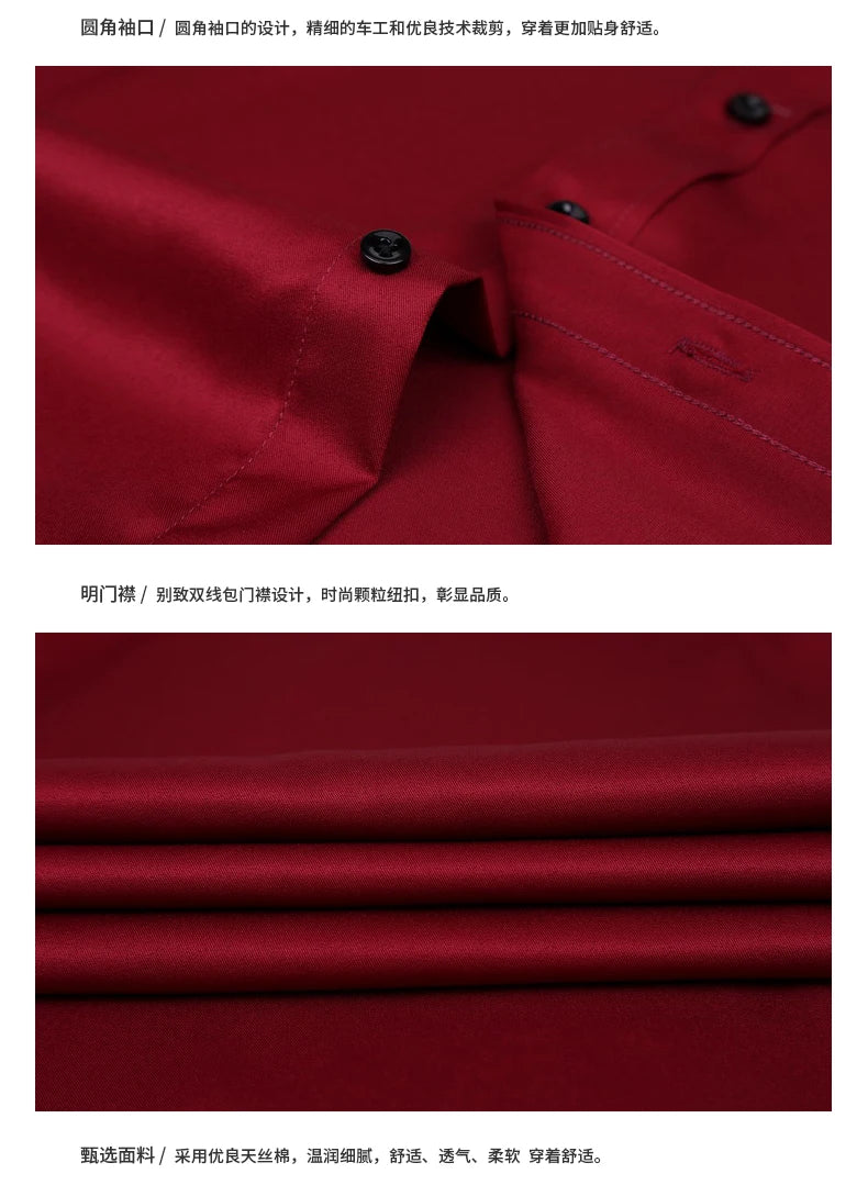 Slim Social Business Shirt Men