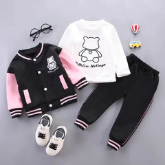 Bear Autumn Baby Three-Piece Set