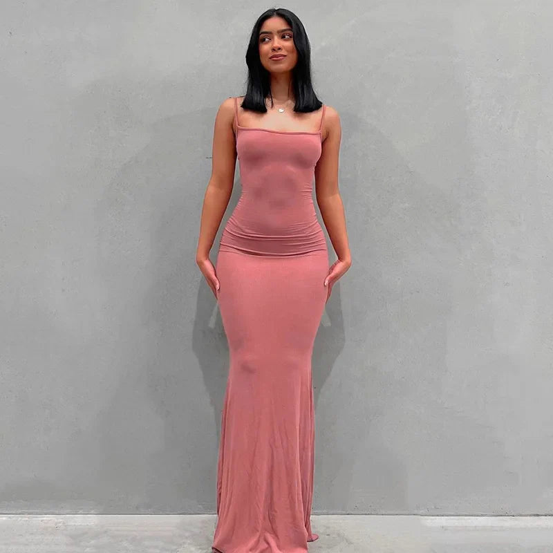 Elegant Mermaid Evening Maxi Dress