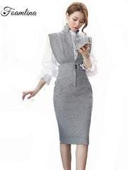 Elegant Sleeveless V-Neck Midi Dress