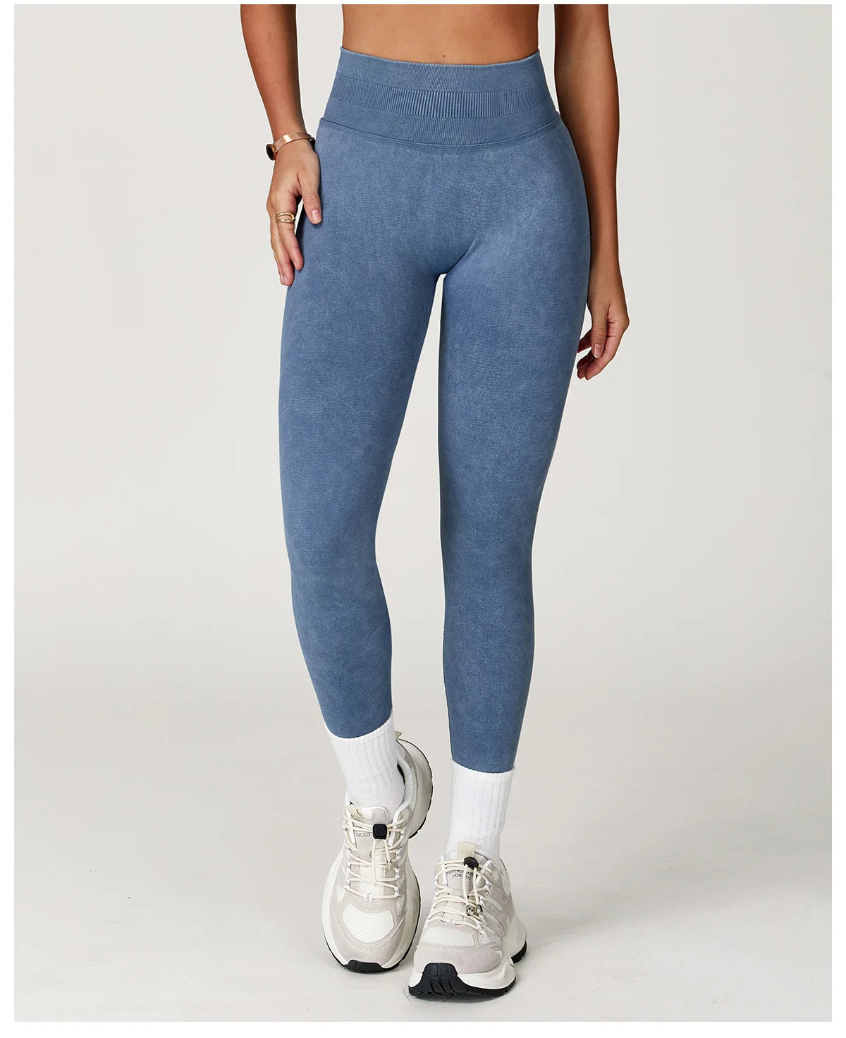 Solid Color Women Yoga Pants High Waist Stretch Gym Leggings Fitness Running Trousers