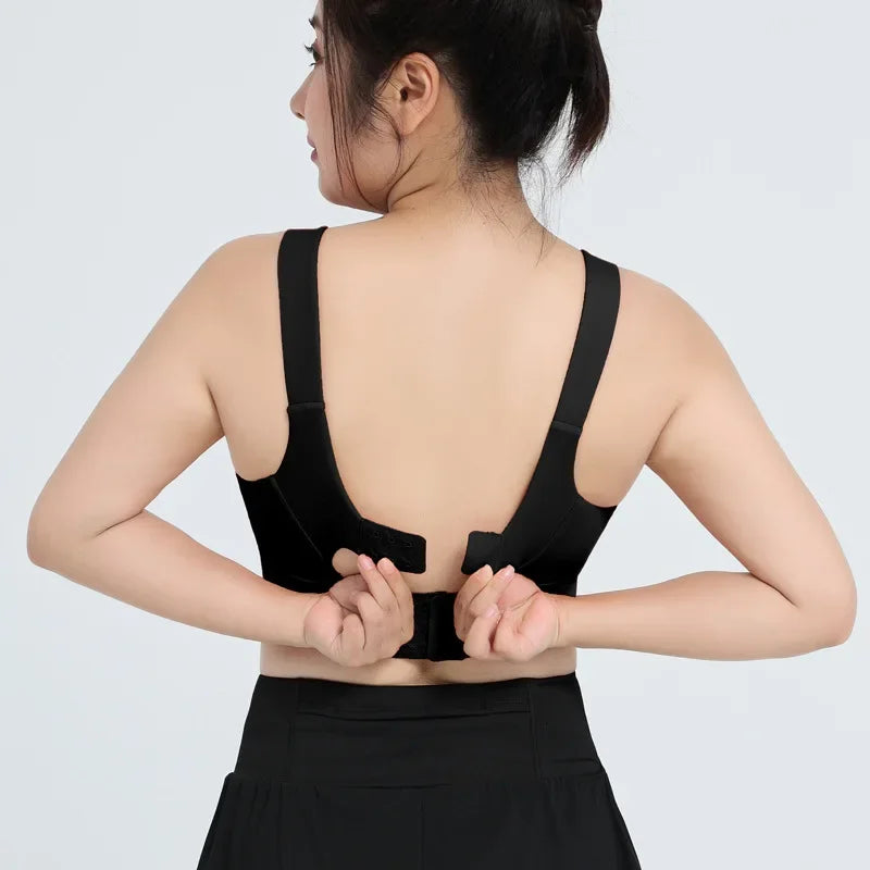 S-5XL High Impact Sports Bras for Women Push Up Sports Bra Racerback Sports Workout Bra Running Plus Size Bra