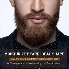 【Moisturizing and Oil-Controlling for All Seasons, Instantly Moisturizes and Softens】1.01 oz Men's Beard Care Oil: Use Once to Make Beard Smooth, Strong, Nourish the Roots, Provide Long-Lasting Hydration, and Leave a Last