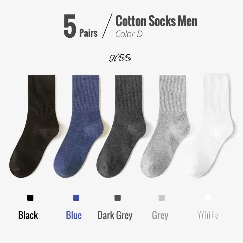 Combed Cotton Business Crew Socks
