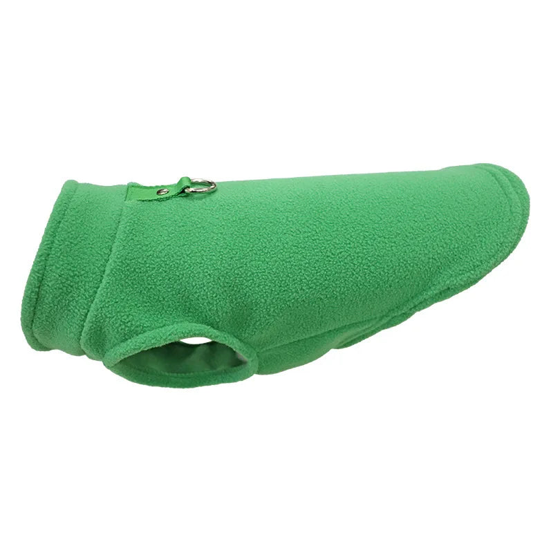 D-Ring Warm Fleece Dog Vest