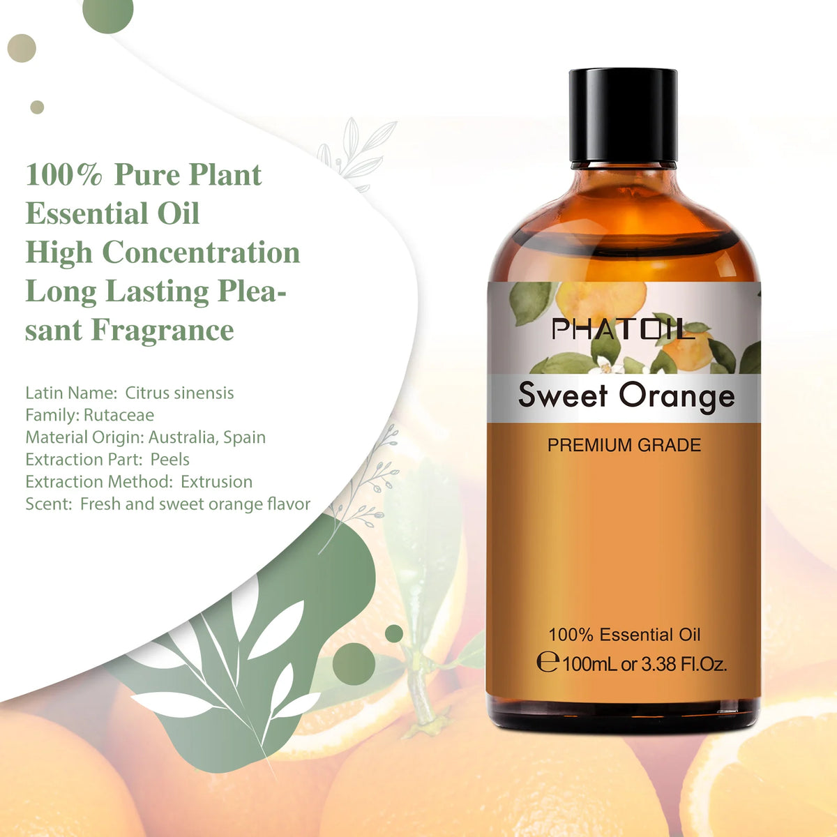 Pure Botanical Aromatherapy Essential Oil