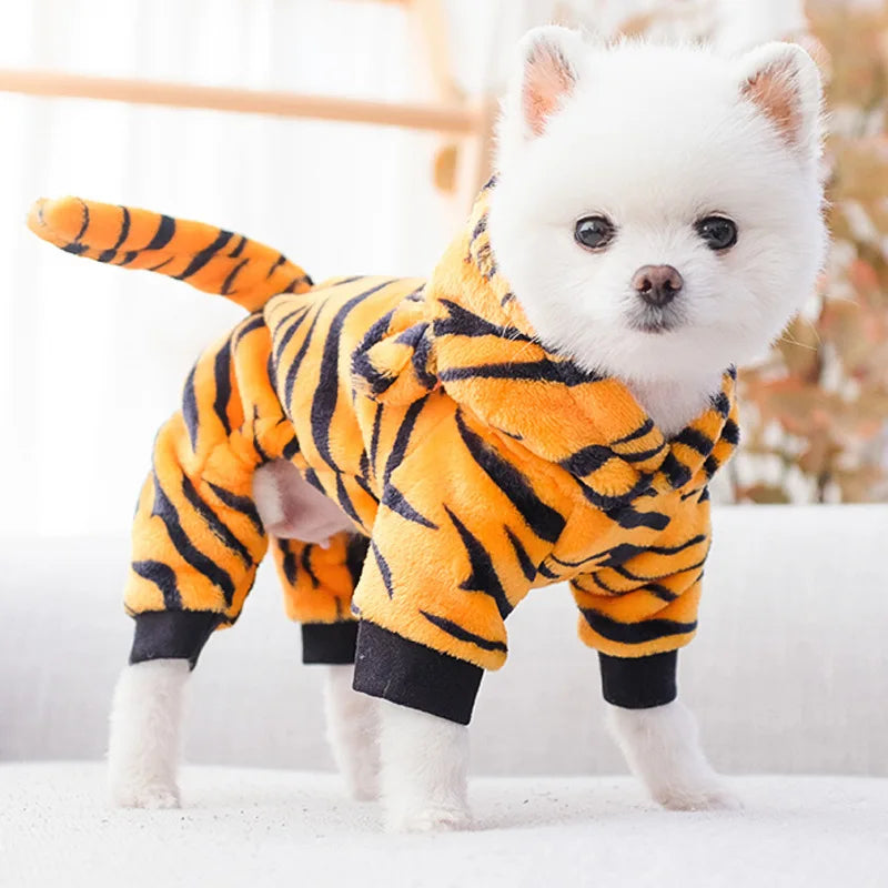 Soft Warm Fleece Dog Jumpsuit