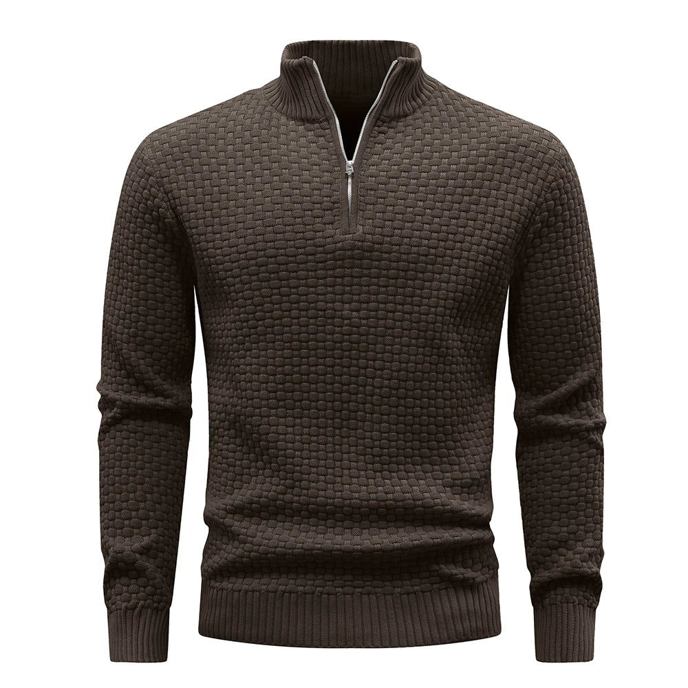 Quarter Zip Knit Pullover
