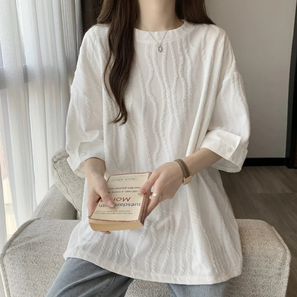Loose Korean Casual Tee Women