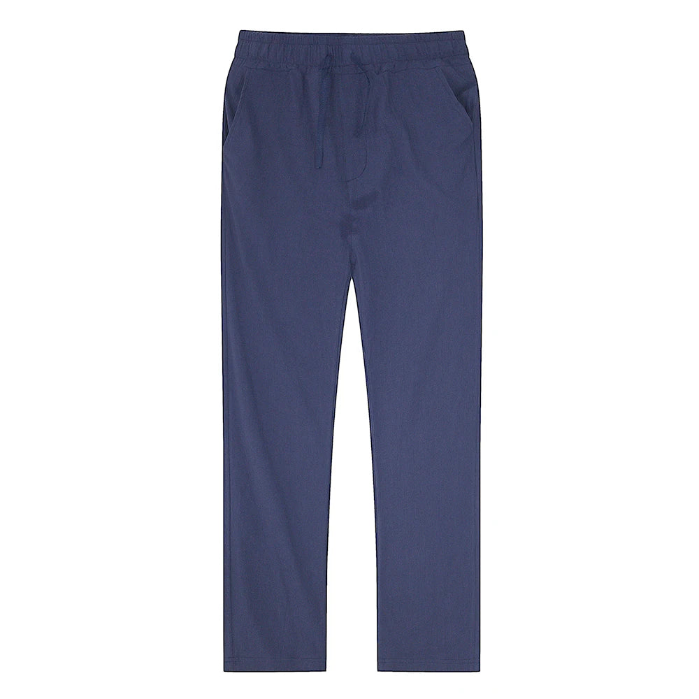 Cotton Linen Casual Straight Pants