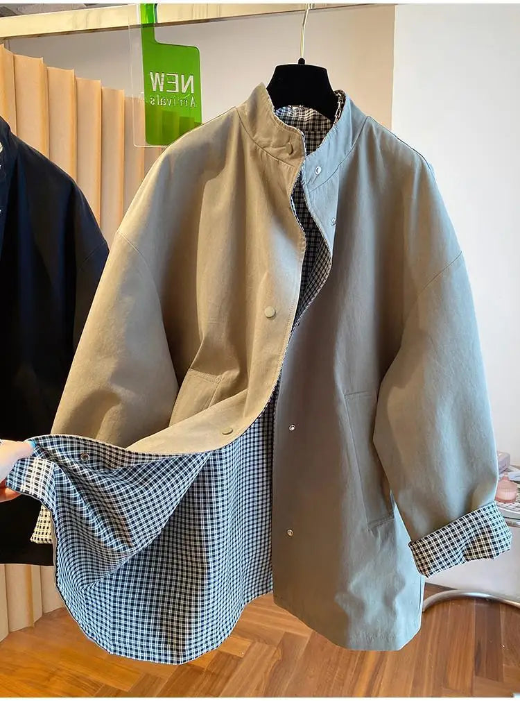 Casual Loose Windbreaker Trench Coat