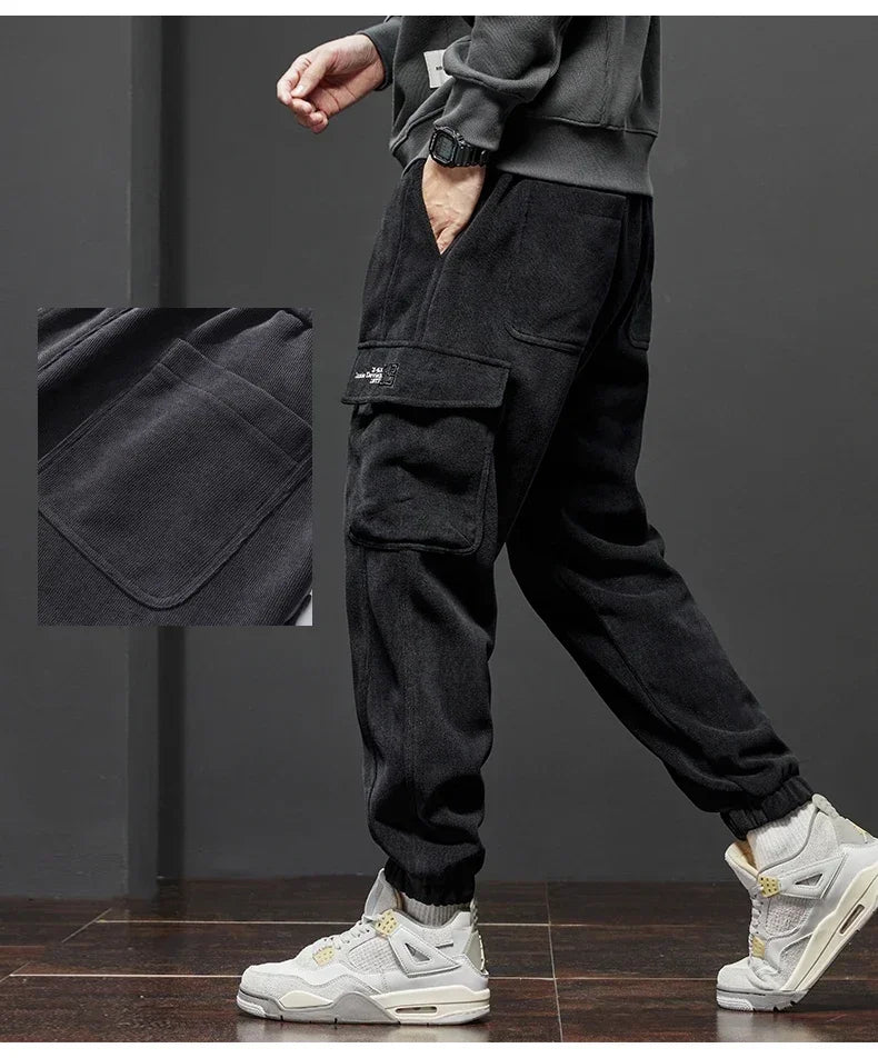Elastic Waist Casual Jogger Pants