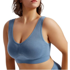 Seamless Sports Bras For Women Push-Up Bra Female Breathable Brassiere No Pads Bralette Solid Color Crop Top Sexy Lingerie S-5XL