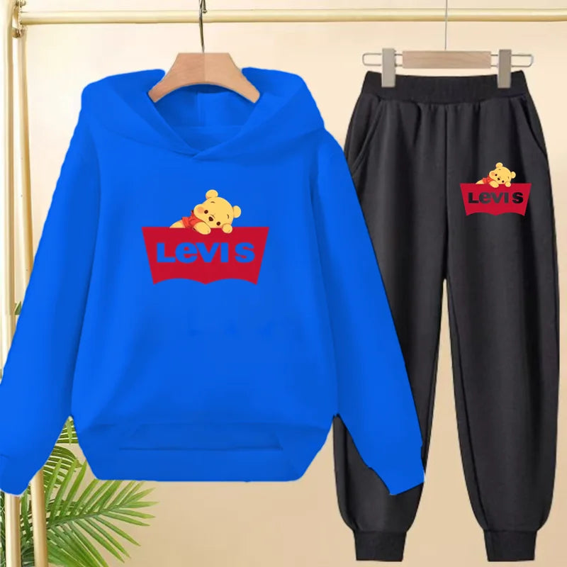 Kids Hooded Sportswear Set