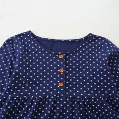 Butterfly Polka Princess Girls Dress