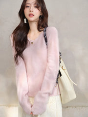 Elegant Wool Knit Skirt Set