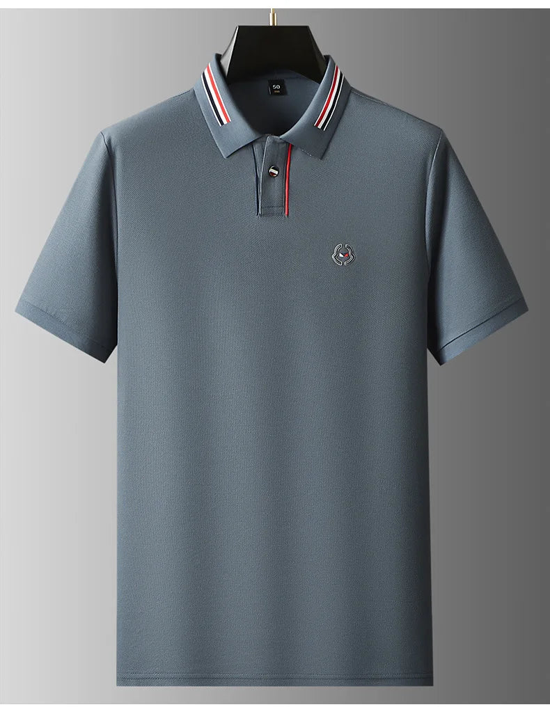 Luxury Cotton Embroidered Summer Polo