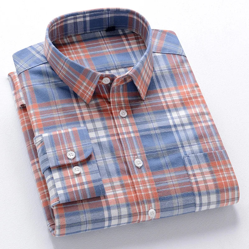 Striped Cotton Long Sleeve Shirt
