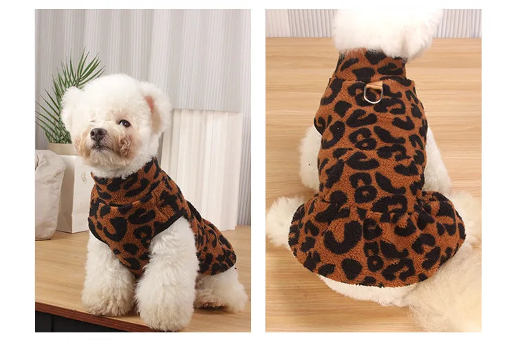 Leopard Print Dog Princess Skirt