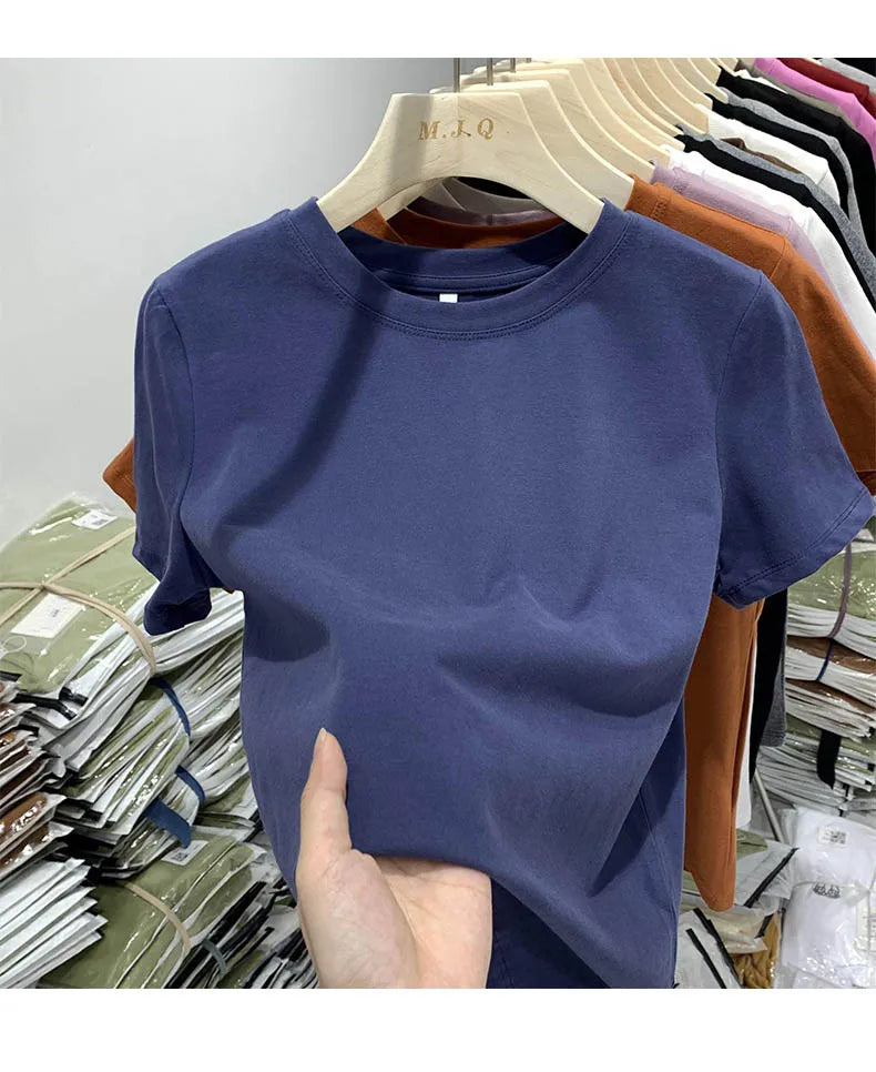 Modern Stretch Casual Summer Tee