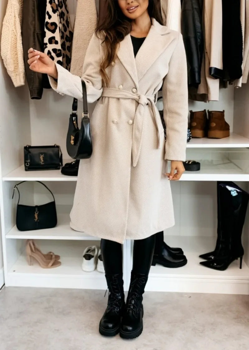 Vintage Double Breasted Wool Trench