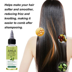 Hair Oil Original Amla Oil Hair Growth Moisturizing Smoothing Repair Damaged Dry Frizzy Ends Split Scalp Smooth moisturize Hairs