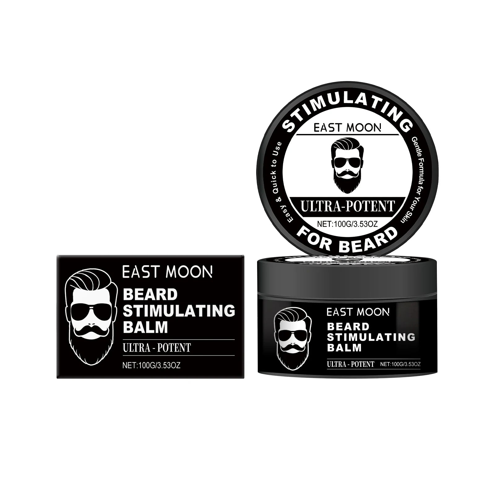 Men's Beard Care Balm – Softens Beards, Deep Nourishment, Soothes Redness, Non-Irritating, Suitable for Sensitive Skin