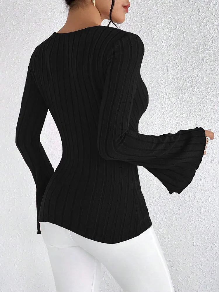 Tops for Woman Clothing Shoujo Clothes Women Women's Cropped Long Sleeve T-shirt Longsleeve Female Top T-shirts Pulovers Tees