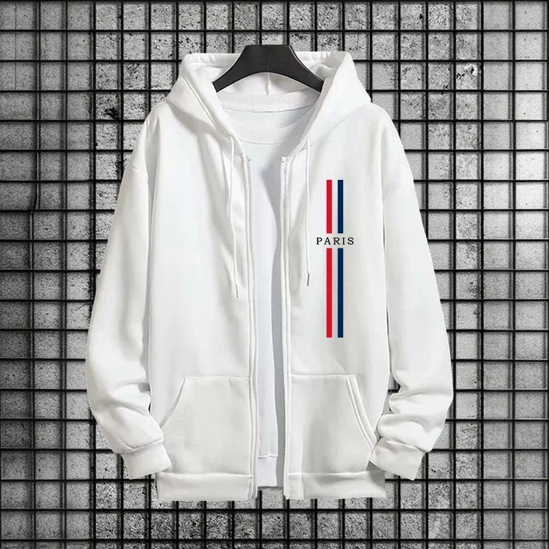 Womens Tracksuit Set 2026 Streetwear Paris Fashion 2 Pieces Outfit Zipper Hoodie and Joggers Autumn Winter Casual Sportswear