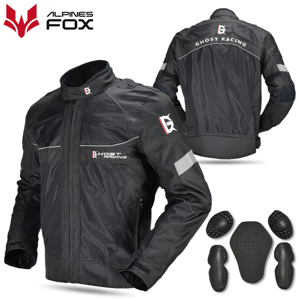 Reflective Protective Riding Jacket