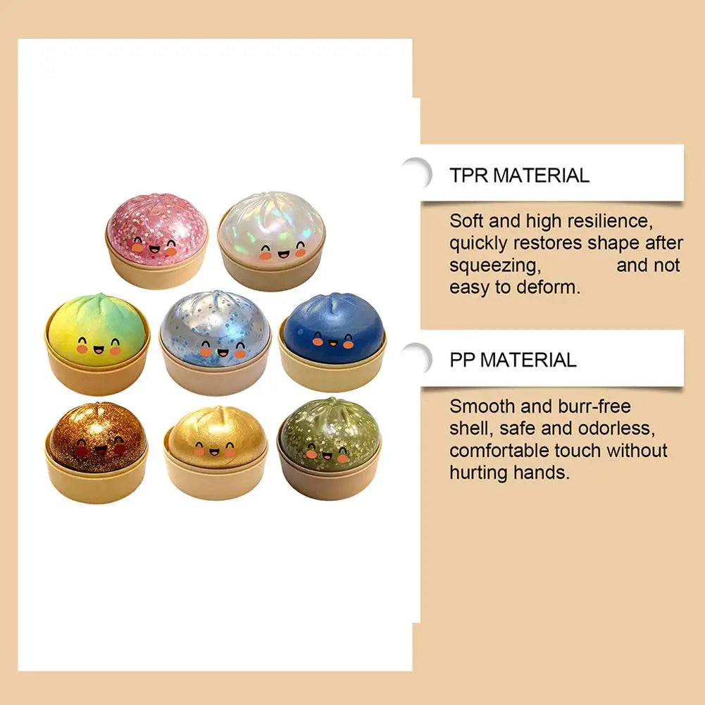 Premium Squishy Dumpling Fidget Toy